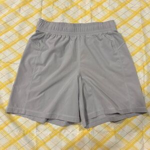 🔥 5/$10 Ivivva by Lululemon Girl’s Mesh Back Athletic Shorts - Gray - Size 10